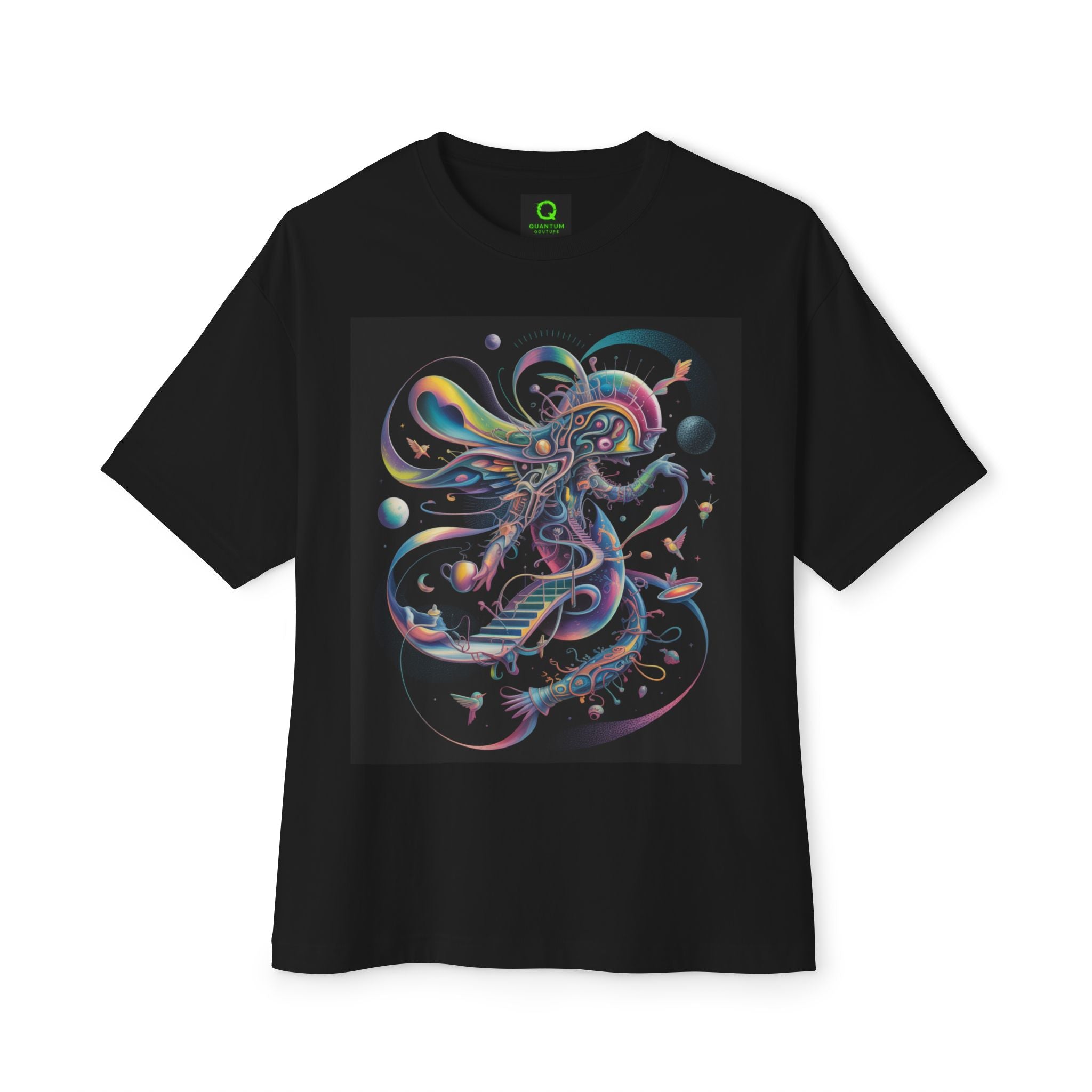 Pastel Daemon Oversized Tee - Cosmic Syntax Edition