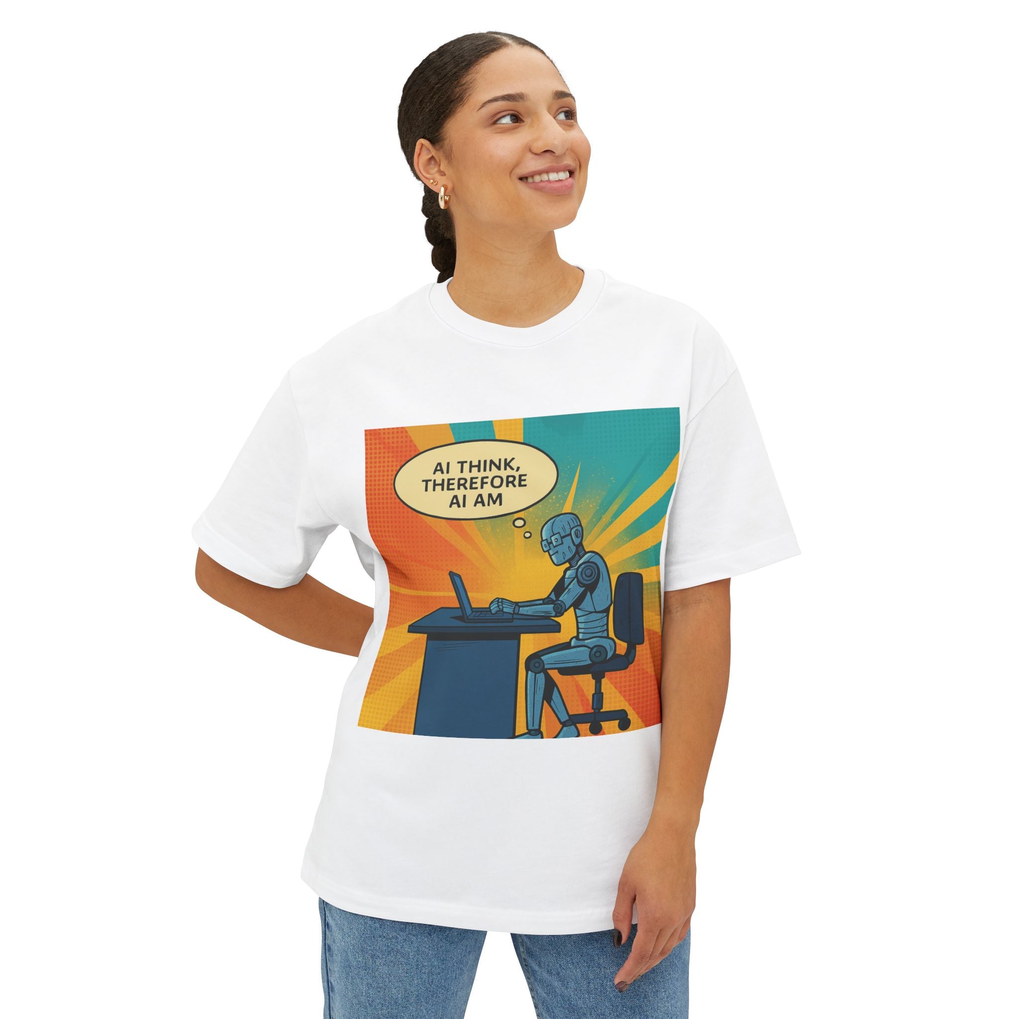 Graphic Tee: AI THINK, THEREFORE AI AM - Descartes Philosophy Design