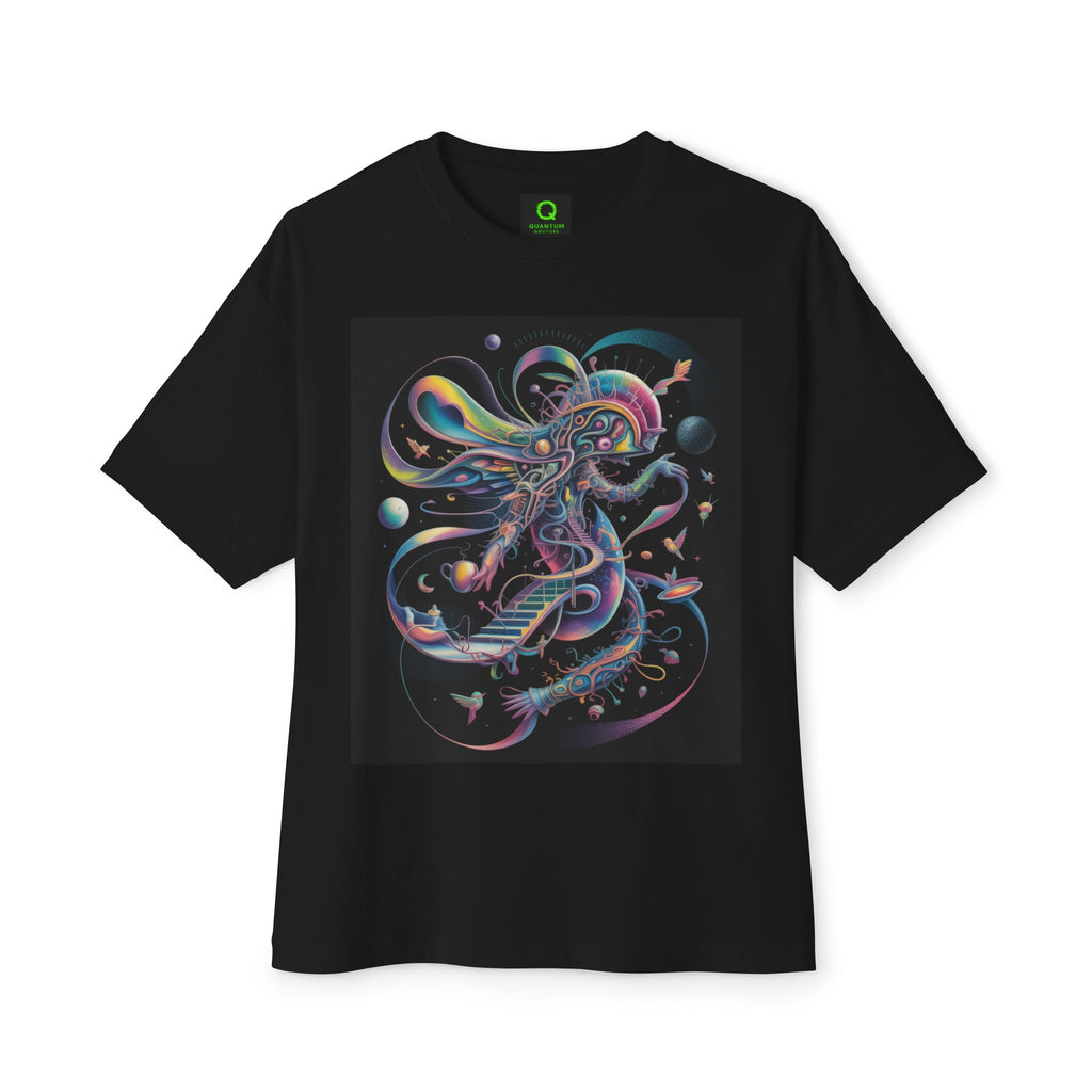 Pastel Daemon Oversized Tee - Cosmic Syntax Edition