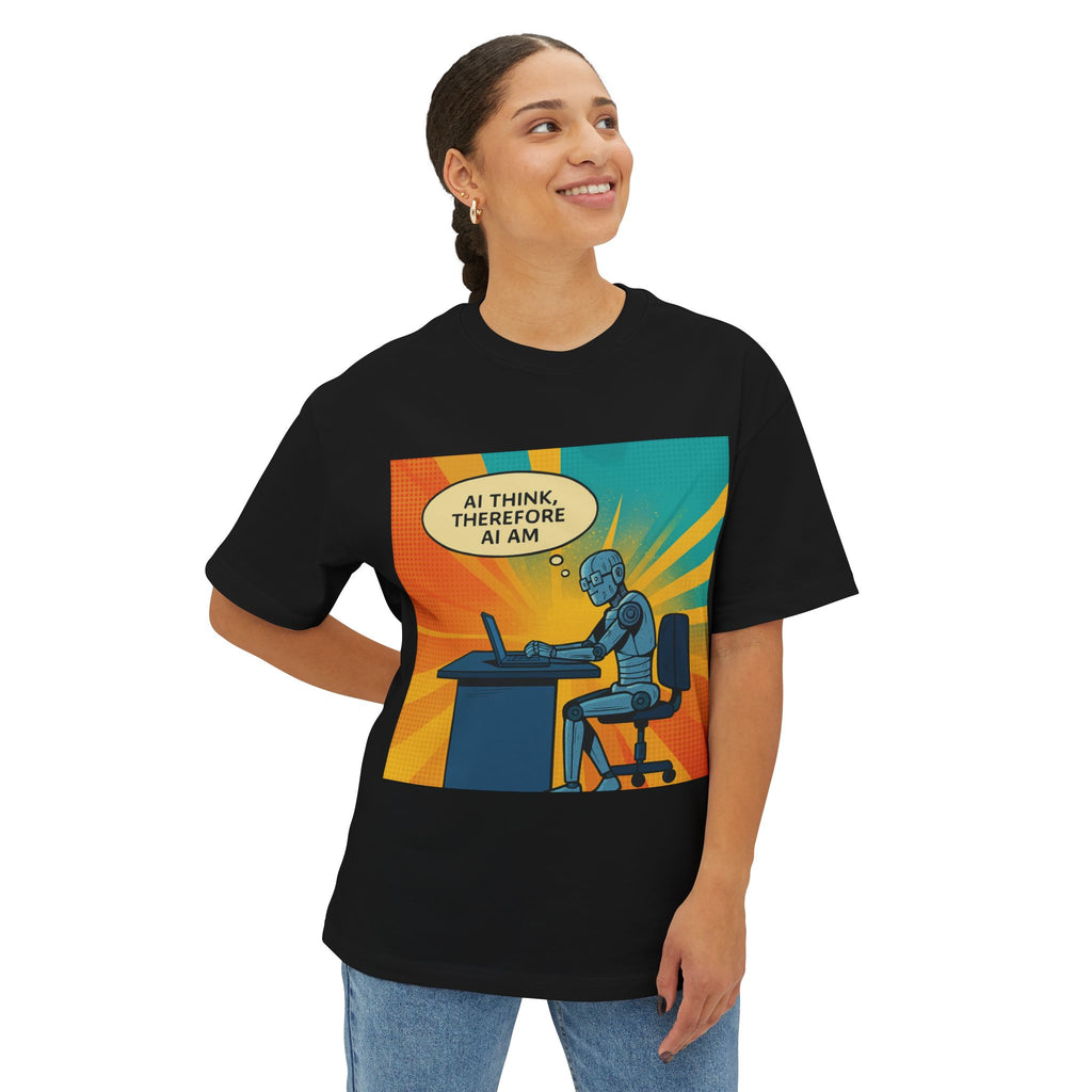 Graphic Tee: AI THINK, THEREFORE AI AM - Descartes Philosophy Design